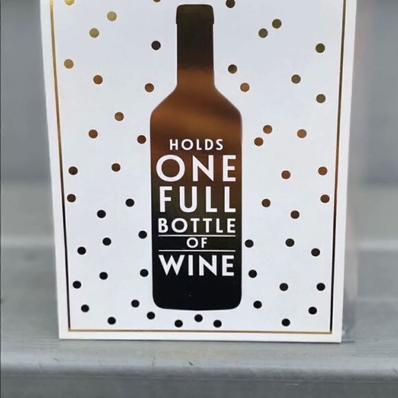 Pink & Blue tinted glass with“ I’ve waited 9 Months For This” in gold lettering. - Picture 3 of 4